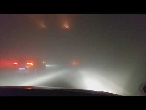 Neujahrsnebel, Absoluter Stillstand und Chaos auf der Autobahn - Nebel