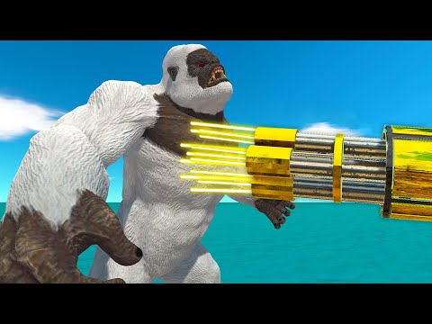 MINIGUN VS GIANT MONSTERS - Animal Revolt Battle Simulator
