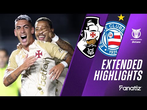 Vasco da Gama vs. Bahia 3 - 1 I Game Highlights I Brasileirão 2025