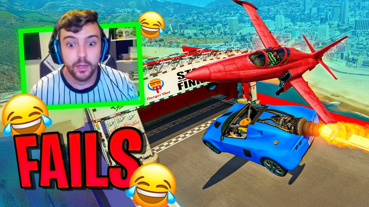 LOS FAILS MAS GRACIOSOS DE DANIREP EN GTA 5 ONLINE! JAJAJA