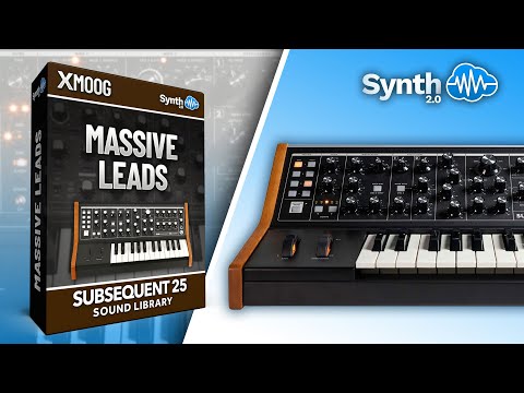 MOOG SUBSEQUENT 25 / SUB PHATTY ♫ 16 Custom Presets ► MASSIVE LEADS