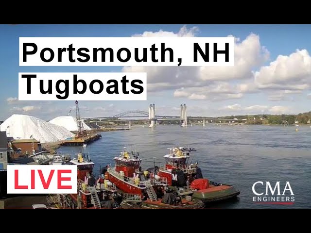 Live webcam view of Remolcadores en el río Piscataqua