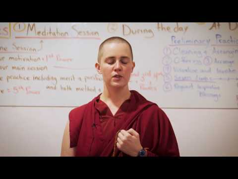 A Quick Vajrasattva Meditation with Ven. Lozang Yönten