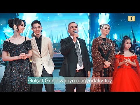 Gülşat Gurdowanyň ojagyndaky toý. Aşyklar - ýyldyzlaryň ýerine ýetirmegindäki toý aýdymy.