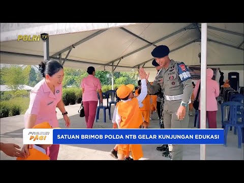 SATUAN BRIMOB POLDA NTB GELAR KUNJUNGAN EDUKASI
