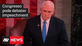 Vice-presidente dos EUA, Mike Pence, rejeita invocar 25ª Emenda para destituir Trump