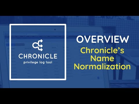 Chronicle's Name Normalization Explained