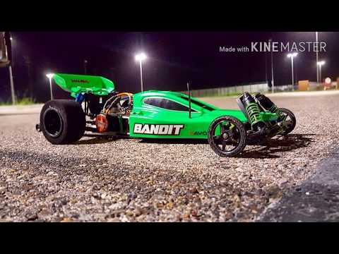 custom traxxas bandit dragster  ,custom carbon fiber drag bandit, xo1/stretched rustler nova