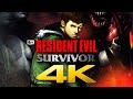 RESIDENT EVIL SURVIVOR REDUX FIXED CAMERA MOD Longplay Walkthrough No Commentary 4K 60fps