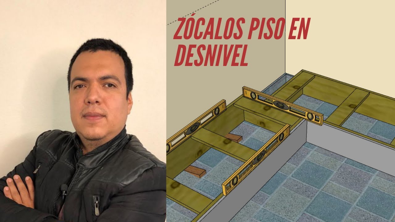 Cómo instalar ZÓCALO de cocina en piso con DESNIVEL
