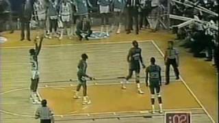 1982 NCAA Championship - UNC vs Georgetown - Jordan, Worthy, Ewing, and Floyd Highlights