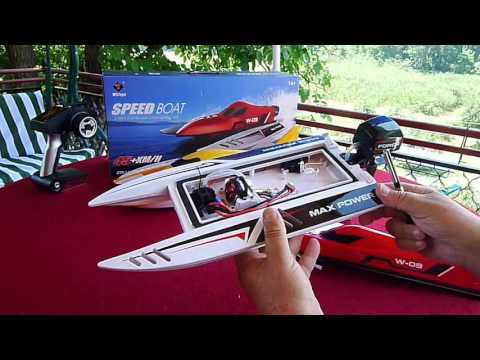 REVIEW&UNBOX WLTOYS WL915 2,4G SPEEDY F1 RACING BOAT