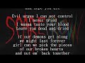ScareCrow - Bury Me With A Dead Rose (Lyrics)