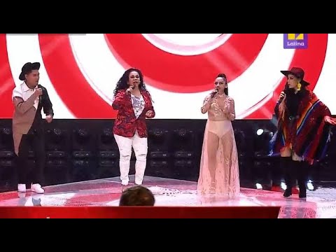 Eva Ayllón y su equipo cantaron “El guaranguito” en La Voz Perú
