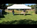 Undercover 10 x 20 Hybrid Popup Shade Canopy Package with White Top