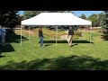 Undercover 10 x 20 Professional-Grade Aluminum Popup Shade Package with White Top