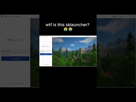 Sklauncher is so cooked 😭  #minecraft #minecrafthumor #gaming #shorts #dinnerbonemc