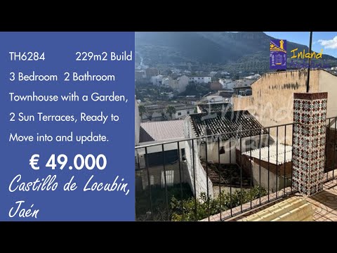 49K, Move into 229m2 build 3 Bed 2 Bath Townhouse Property for sale in Spain inland Andalucia TH6284