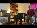 D.C. Anderson and David Robison rehearse ‘Frown’ with lyrics by D.C. Anderson