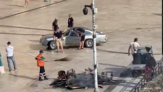 James Bond - No Time To Die: Filming Aston Martin DB5 Char Chase, Matera, Italy (V4)