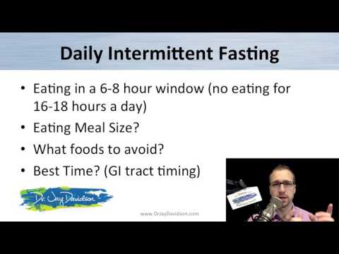Intermittent Fasting - Dr. Jay Davidson