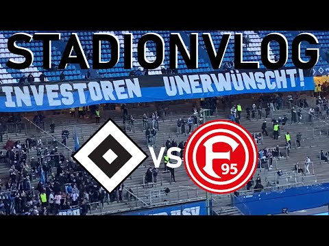 Hamburger SV - Fortuna Düsseldorf | ICH FLIEG DIE TREPPE RUNTER 😳| Stadionvlog #5