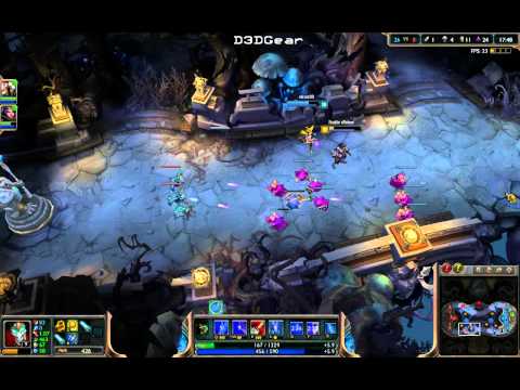 League of legends Shaco troll game and win! by: Salty3w4Fr3e