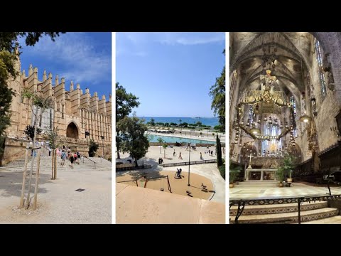 Highlights of our trip to Majorca, Spain/exploring historical buildings & beach in PALMA / part 2