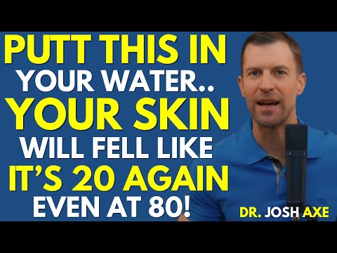 Senior Don't Drink Plain Water Again — This Trick Boosts Collagen Instantly |  Dr. Josh  Axe