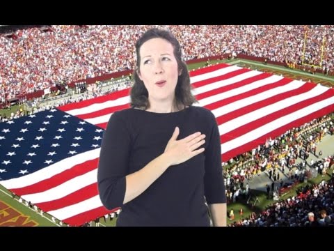 Theatrical Interpreting Tip: National Anthem