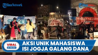 Viral Aksi Unik yang Dilakukan Mahasiswa ISI Yogyakarta untuk Korban Gunung Semeru, Keren Banget!