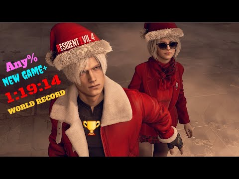 Resident Evil 4 Remake NG+ Any% Speedrun 1:19:14 IGT (World Record)