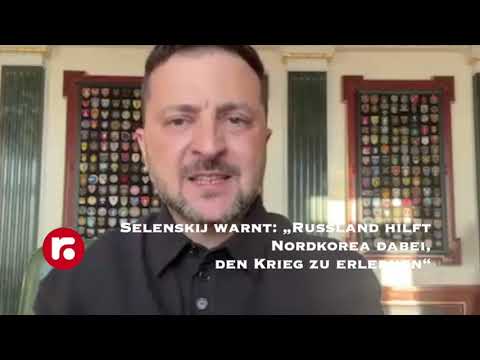 Selenskij warnt: „Russland hilft Nordkorea dabei, den Krieg zu erlernen“