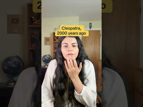 Cleopatra's lip color! #history #art