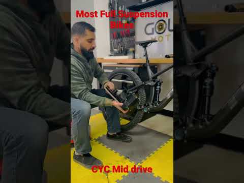 CYC vs. Bafang Mid Drive on Most Full suspension bikes ⚡️#shorts