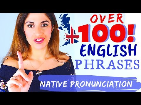 OVER 100 English Phrases for Conversation | Pronunciation and Vocabulary