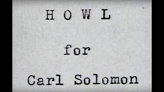Allen Ginsberg: Howl
