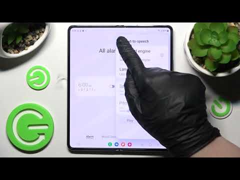 How to Set Up Alarm Clock in SAMSUNG Galaxy Z Fold 4 – Find Alarm Options