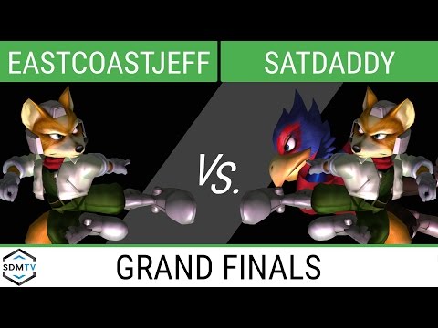Melee @ LDL #28 - EastCoastJeff (Fox) vs. satdaddy (Fox/Falco) - Singles Grand Finals - Smash Melee