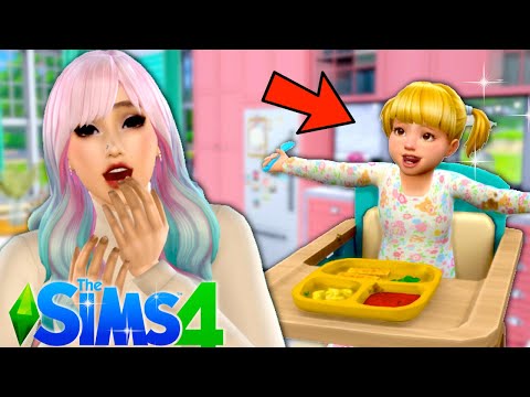 Mom Day Routine With Baby Goldie in Sims 4 - Titi Plus
