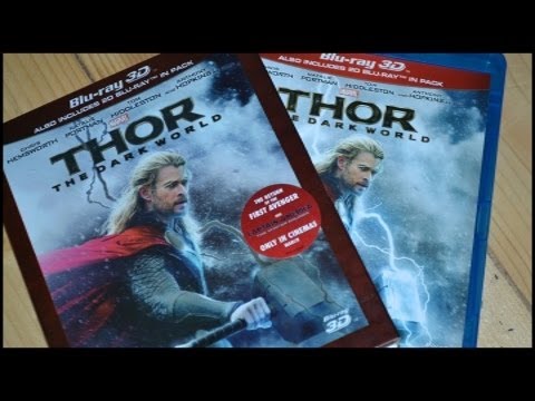 Thor : The Dark World 3D Blu-ray Unboxing!