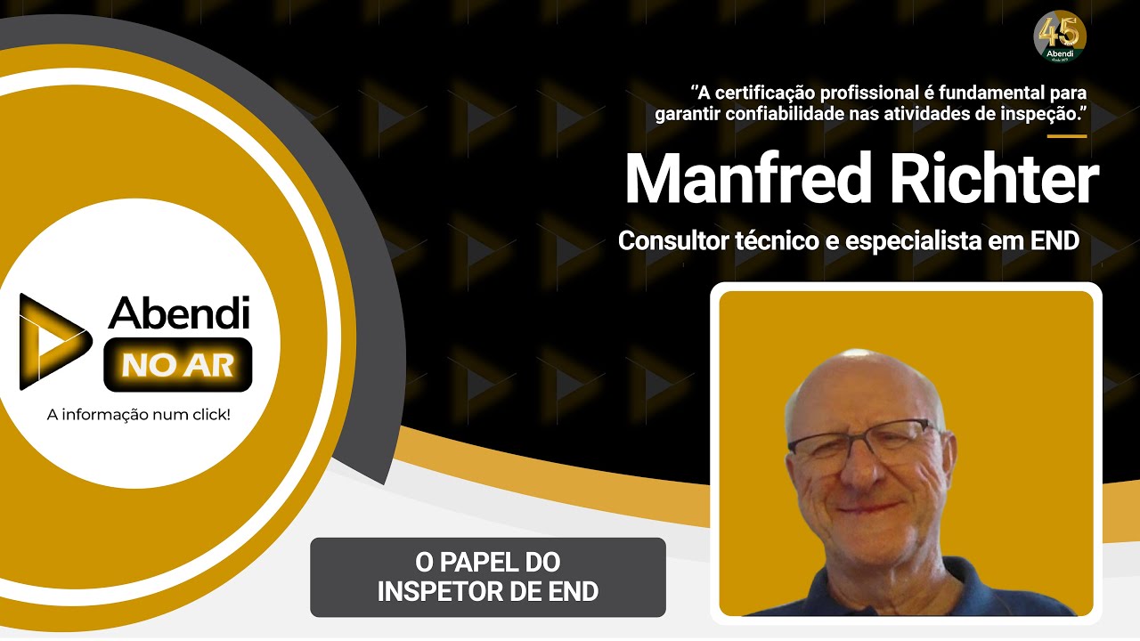 WebTV Abendi no Ar | Certificação profissional com Manfred Richter | Consultor e Especialista em END