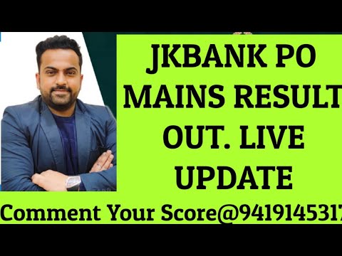 Jkbank Po Mains Result Out JOIN LIVE