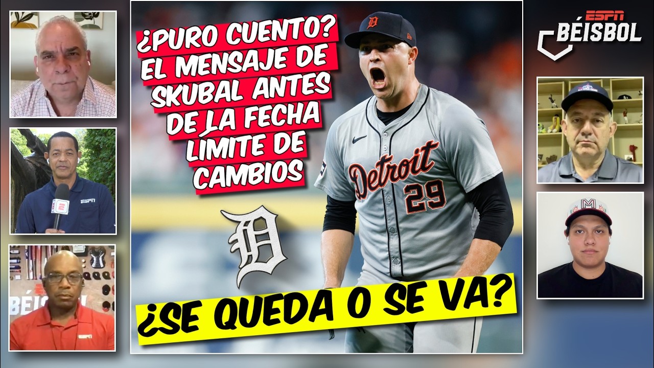 TARIK SKUBAL MIENTE. Decir que quedarse con los TIGERS es pura relaciones públicas | ESPN Beisbol
