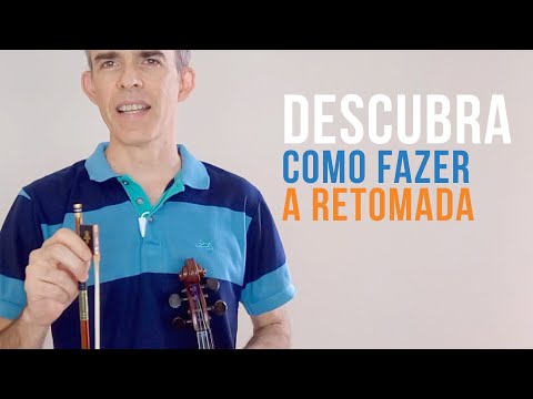 Veja como fazer a retomada do arco do violino