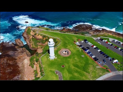 Drone of Wollongong and surrounding scenery