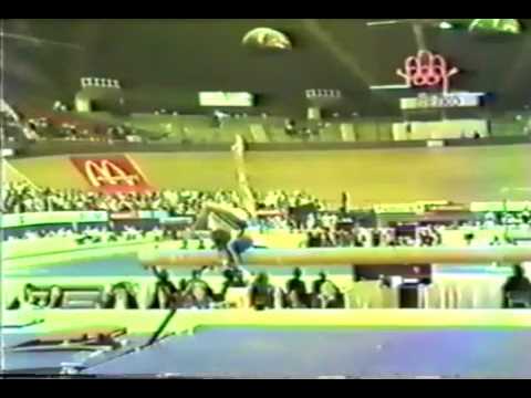 3rd T GDR Dagmar Kersten BB   1985 World Gymnastics Championships 9 800