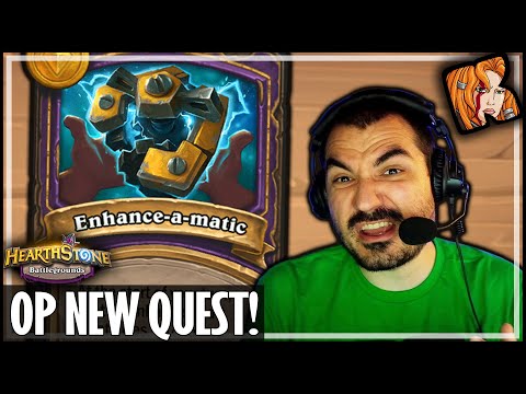 ENHANCE-A-MATIC IS BUSTED!!! - Hearthstone Battlegrounds