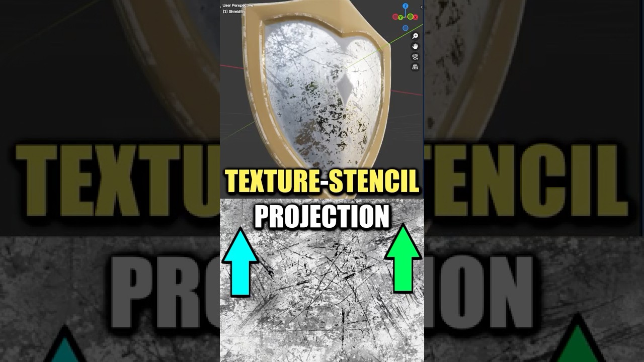 Blender: Stencil Texture PROJECTION -