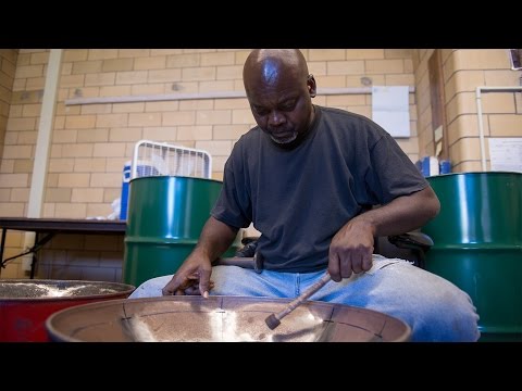 Antiguans craft steel drums for Rochester students